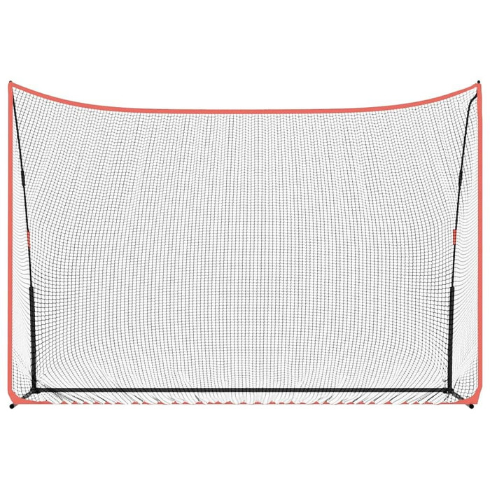 vidaXL Golf Practice Net Black and Red 120.1"x35.8"x83.9" Polyester A949-93751