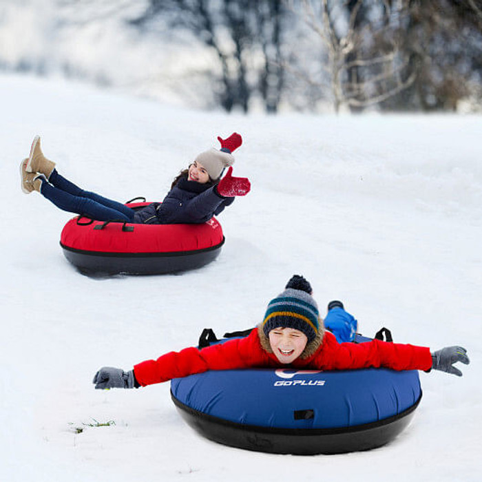 40" Inflatable Snow Sled for Kids and Adults-Blue - Color: Blue D681-SP38130-BL