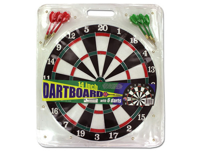 Case of 4 - Dartboard with Metal Tip Darts S508-OA060