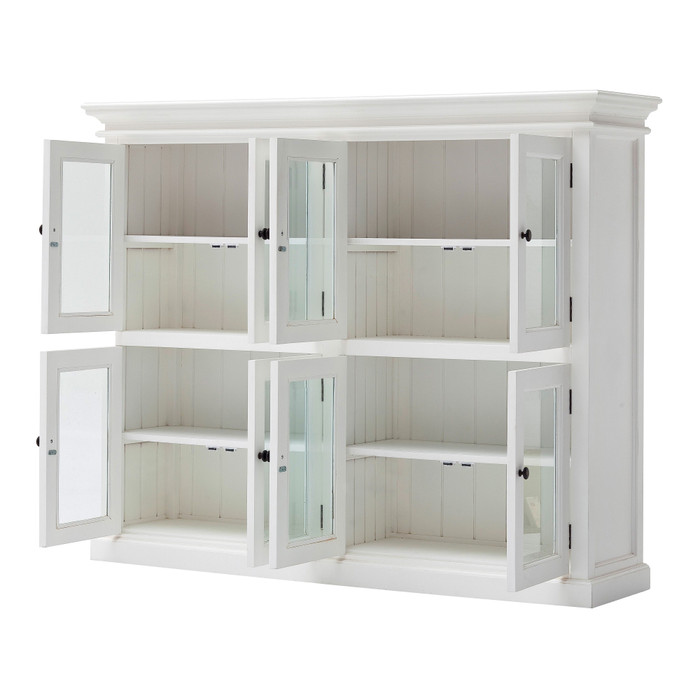 Classic White Two Level Mega Storage Cabinet N270-397841