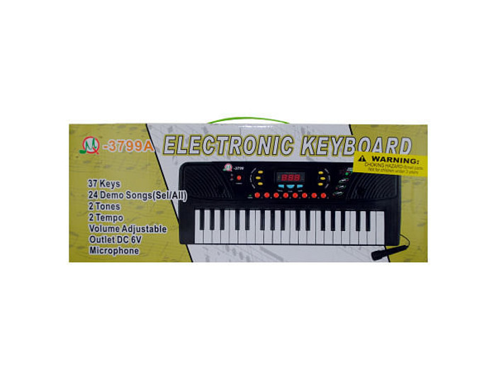 Case of 1 - Electronic Keyboard with Microphone S508-OB760