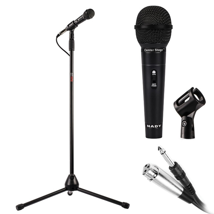 Nady CenterStage MSC3 CenterStage MSC3 Professional Dynamic Microphone with Stand R810-NDYCSMSC3