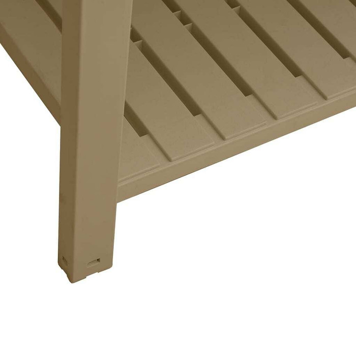 Garden Raised Bed Light Brown Polypropylene Tall A949-364176  Garden Raised Bed Light Brown Polypropylene Tall A949-364176