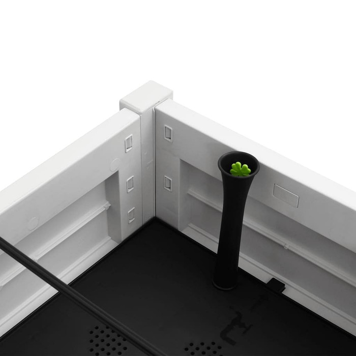 Garden Raised Bed White Polypropylene Large Durable A949-364177  Garden Raised Bed White Polypropylene Large Durable A949-364177