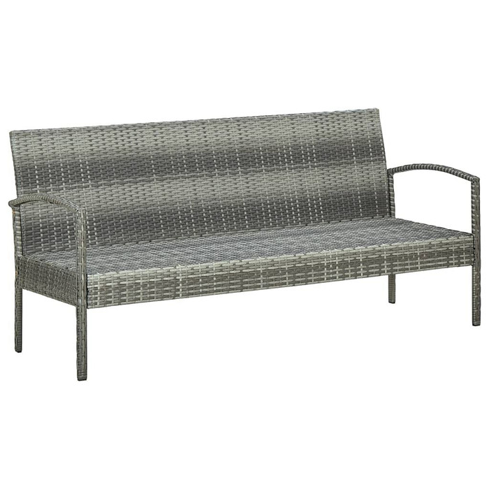 Patio 3-Seater Sofa Grey A949-45792  Patio 3-Seater Sofa Grey A949-45792