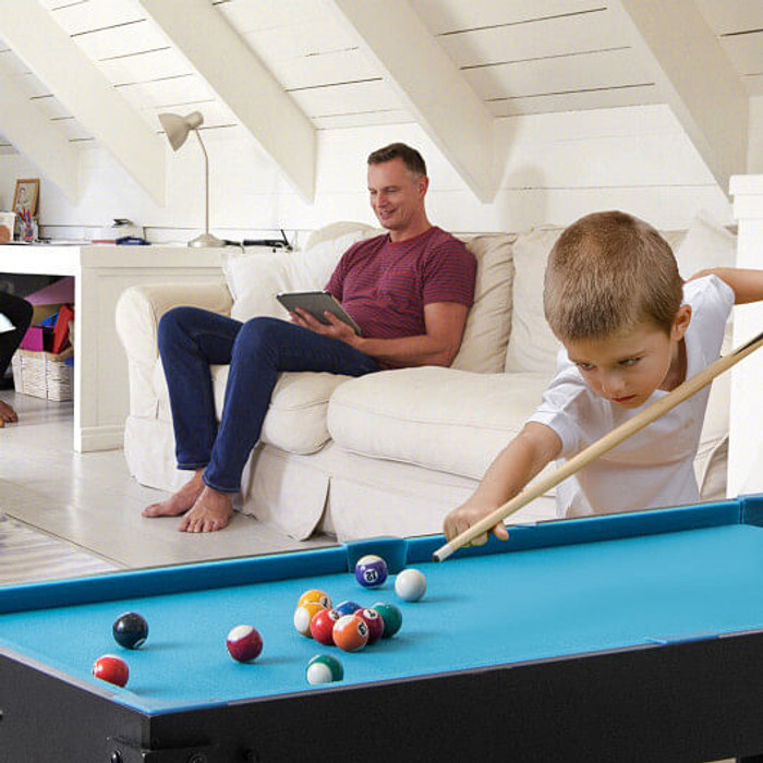 14-in-1 Combo Game Table Set Multi Game Table with Foosball B593-UY10056