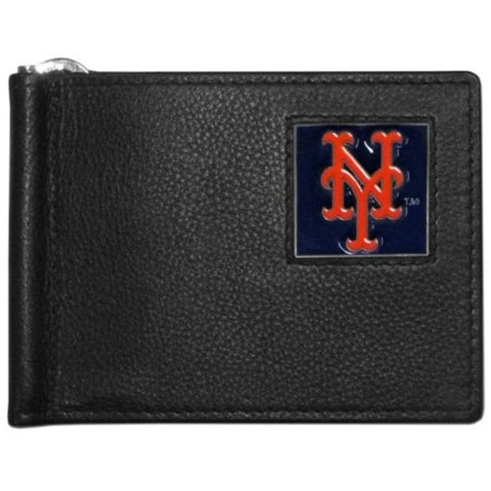 New York Mets Wallet Leather Billfold Clip Wallet Z157-5460330758