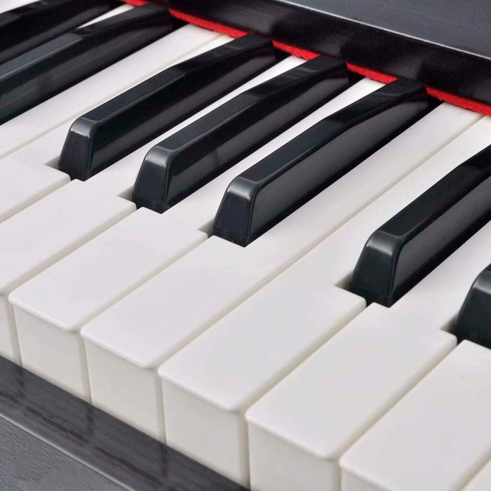 88-Key Digital Piano with Pedals Black Melamine Board A949-70045