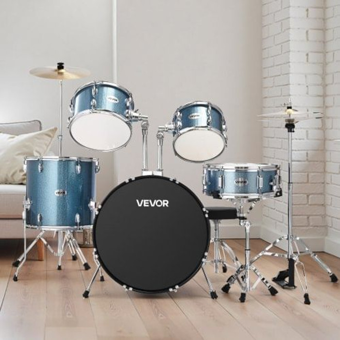 Drum Set, 5-Piece 22 in Junior Drum Sets, Beginner Drums Set with Adjustable Throne, Cymbal, and Dr E415-WJTJZGLSLS5JXE7AR001V0 Drum Set, 5-Piece 22 in Junior Drum Sets, Beginner Drums Set with Adjustable Throne, Cymbal, and Dr E415-WJTJZGLSLS5JXE7AR001V0