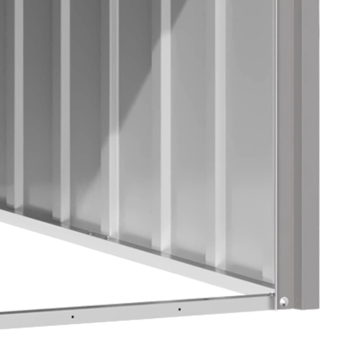 Dog House Gray 45.9"x40.6"x32.1" Galvanized Steel A949-171542
