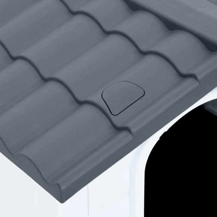  Dog House Grey 35.6x26.8x26.0" Polypropylene A949-152230