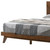 Brown Wood California King Bed Frame