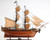32" Brown Solid Wood Hand Painted Model Boat 32" Brown Solid Wood Hand Painted Model Boat