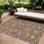 10' X 14' Brown Ivory And Gray Moroccan Washable Indoor Outdoor Area Rug 10' X 14' Brown Ivory And Gray Moroccan Washable Indoor Outdoor Area Rug