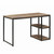 50" Brown and Black Solid Wood Writing Desk 50" Brown and Black Solid Wood Writing Desk