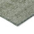 9' X 12' Olive Green And Beige Floral Washable Indoor Outdoor Area Rug