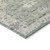 3' X 5' Sage Gray And Gold Floral Washable Indoor Outdoor Area Rug