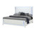 White Faux Crystal Bling Wood And Tufted Cotton Lighted Queen Bed Frame White Faux Crystal Bling Wood And Tufted Cotton Lighted Queen Bed Frame