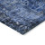 10' X 14' Navy Blue And Gray Floral Washable Indoor Outdoor Area Rug 10' X 14' Navy Blue And Gray Floral Washable Indoor Outdoor Area Rug