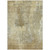8' X 10' Khaki And Beige Abstract Washable Indoor Outdoor Area Rug