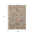 9' X 12' Beige Red And Blue Medallion Washable Indoor Outdoor Area Rug 9' X 12' Beige Red And Blue Medallion Washable Indoor Outdoor Area Rug