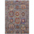 9' X 12' Gray Burgundy And Gold Medallion Washable Indoor Outdoor Area Rug