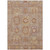 10' X 14' Khaki Gold And Burgundy Medallion Washable Indoor Outdoor Area Rug