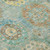 3' X 5' Teal Blue Gold And Copper Medallion Washable Indoor Outdoor Area Rug 3' X 5' Teal Blue Gold And Copper Medallion Washable Indoor Outdoor Area Rug