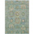 5' X 8' Teal Blue Gold And Copper Medallion Washable Indoor Outdoor Area Rug 5' X 8' Teal Blue Gold And Copper Medallion Washable Indoor Outdoor Area Rug