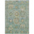 10' X 14' Teal Blue Gold And Copper Medallion Washable Indoor Outdoor Area Rug 10' X 14' Teal Blue Gold And Copper Medallion Washable Indoor Outdoor Area Rug
