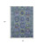 8' X 10' Green Blue And Purple Medallion Washable Indoor Outdoor Area Rug 8' X 10' Green Blue And Purple Medallion Washable Indoor Outdoor Area Rug