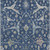 5' X 8' Navy Blue Gold And Ivory Floral Washable Indoor Outdoor Area Rug 5' X 8' Navy Blue Gold And Ivory Floral Washable Indoor Outdoor Area Rug