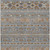 3' X 5' Gray Blue And Copper Tribal Washable Indoor Outdoor Area Rug 3' X 5' Gray Blue And Copper Tribal Washable Indoor Outdoor Area Rug