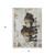 3' X 5' Beige Ivory And Charcoal Animal Print Washable Indoor Outdoor Area Rug