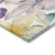 8' Ivory Gold And Lavender Round Floral Washable Indoor Outdoor Area Rug 8' Ivory Gold And Lavender Round Floral Washable Indoor Outdoor Area Rug