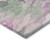 8' X 10' Blush Mauve And Ivory Floral Washable Indoor Outdoor Area Rug