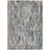 3' X 5' Gray Brown And Ivory Abstract Washable Indoor Outdoor Area Rug
