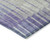 8' Lavender And Ivory Round Striped Washable Indoor Outdoor Area Rug 8' Lavender And Ivory Round Striped Washable Indoor Outdoor Area Rug