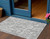 3' X 5' Gray And Charcoal Geometric Washable Indoor Outdoor Area Rug 3' X 5' Gray And Charcoal Geometric Washable Indoor Outdoor Area Rug
