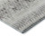 8' Beige And Gray Round Ikat Washable Indoor Outdoor Area Rug