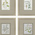 Set Of Four La Passerage II Silver Framed Wall Art