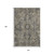 10' X 14' Taupe Ivory And Gray Oriental Washable Area Rug With UV Protection 10' X 14' Taupe Ivory And Gray Oriental Washable Area Rug With UV Protection
