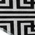 9' X 12' Black And Ivory Geometric Washable Area Rug With UV Protection 9' X 12' Black And Ivory Geometric Washable Area Rug With UV Protection