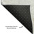 9' X 12' Gray Charcoal And Silver Geometric Washable Area Rug With UV Protection