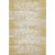 3' X 5' Gold And Ivory Striped Washable Area Rug With UV Protection 3' X 5' Gold And Ivory Striped Washable Area Rug With UV Protection