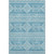 9' X 12' Teal And Ivory Southwestern Washable Area Rug With UV Protection 9' X 12' Teal And Ivory Southwestern Washable Area Rug With UV Protection