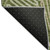 3' X 5' Olive Green Ivory And Beige Floral Washable Area Rug With UV Protection