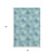 8' X 10' Teal Ivory And Beige Polka Dot Washable Area Rug With UV Protection 8' X 10' Teal Ivory And Beige Polka Dot Washable Area Rug With UV Protection