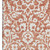 5' X 8' Coral And Beige Damask Washable Area Rug With UV Protection 5' X 8' Coral And Beige Damask Washable Area Rug With UV Protection