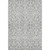 3' X 5' Gray And Ivory Damask Washable Area Rug With UV Protection 3' X 5' Gray And Ivory Damask Washable Area Rug With UV Protection